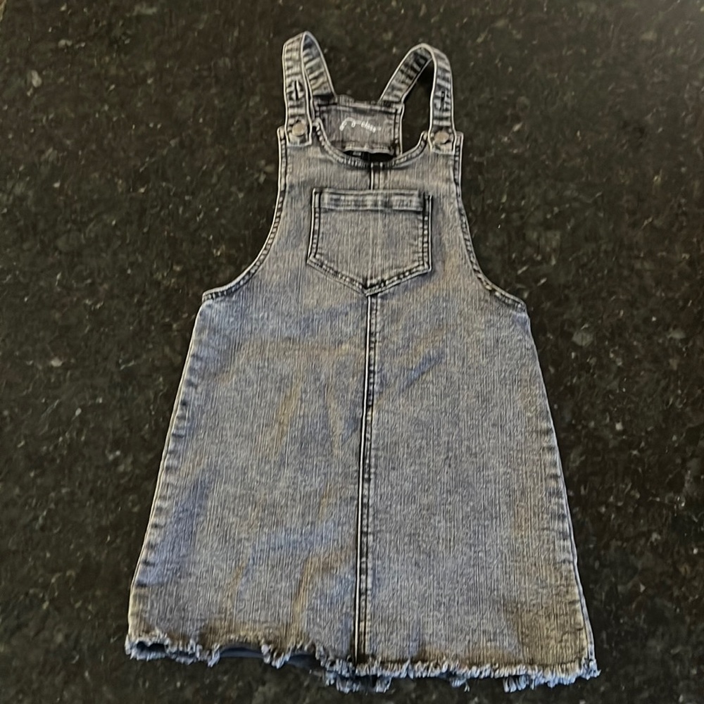 Black jeans dress, M (7/8), art class
